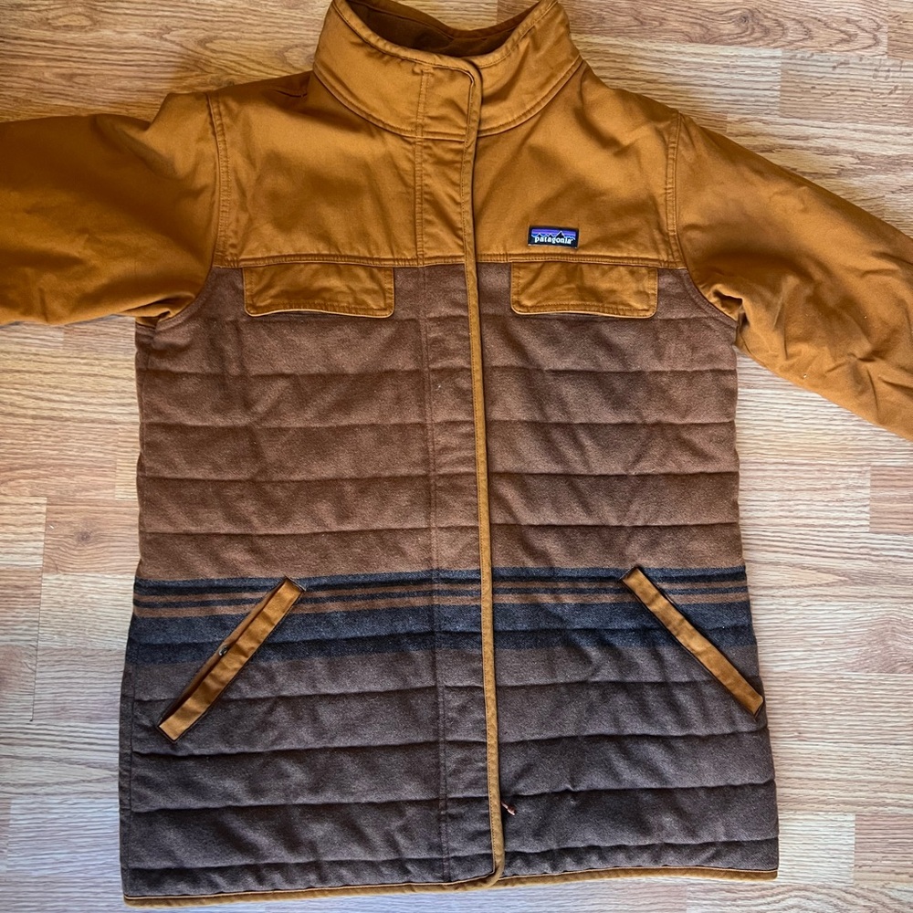 Patagonia Out Yonder wool blend canvas coat